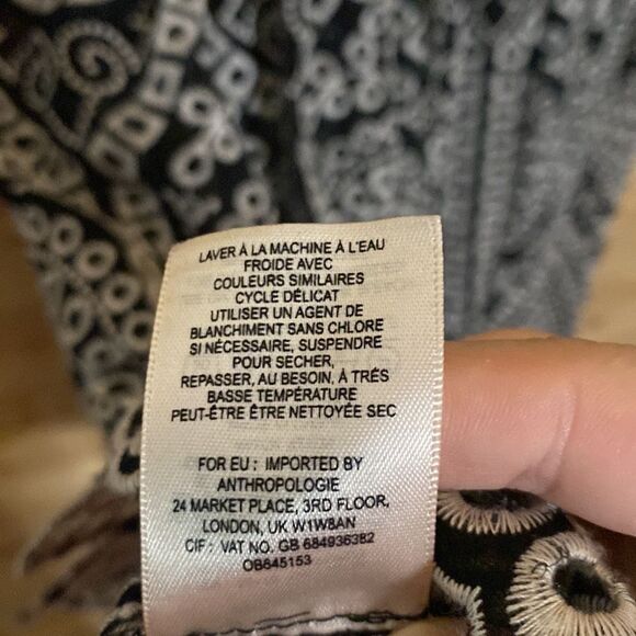 Akemi & Kin Anthropologie Size 2 Oversized Brooke Eyelet Dress - Picture 14 of 14